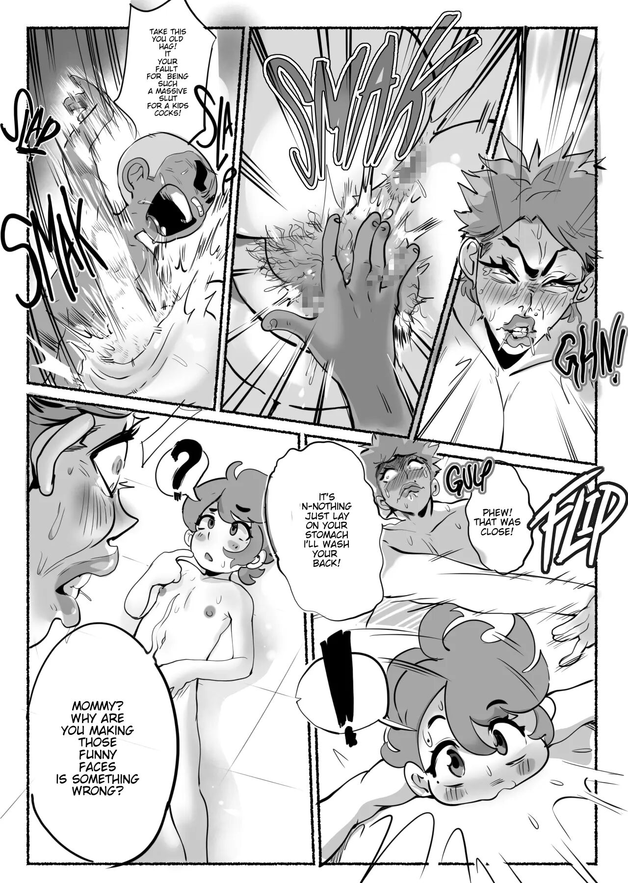 Showering With My Son Chapter 1000 Page 7